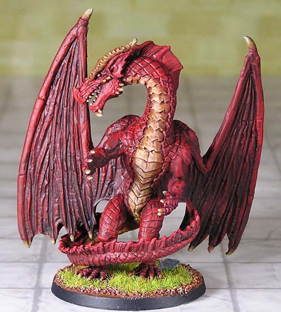 D&D Chainmail Very Young Red Dragon^^bhEhS